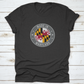 The Flag Of The State Of Maryland Usa In A Round Stamp Design With