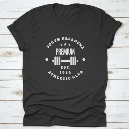 1986 South Pasadena Premium Athletic Gym Club Emblem Vector