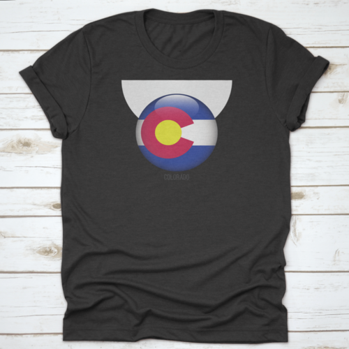 Colorado Flag In Circle Shape National Flag Of Colorado Flag In Grungy