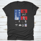 Usa Symbols Icon Set With Flag Travel Destination Shirt