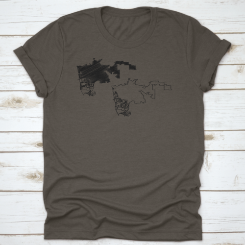 Map Vector Illustration, Scribble Sketch City Of Hayward Map In  Black