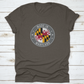 The Flag Of The State Of Maryland Usa In A Round Stamp Design With