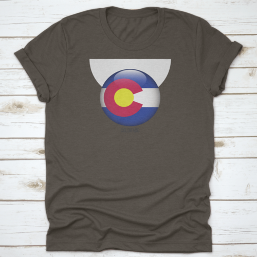 Colorado Flag In Circle Shape National Flag Of Colorado Flag In Grungy
