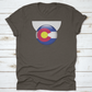 Colorado Flag In Circle Shape National Flag Of Colorado Flag In Grungy