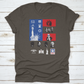 Usa Symbols Icon Set With Flag Travel Destination Shirt