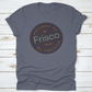 Welcome To Frisco Texas Tourism Badge Or Label Sticker. Isolated On