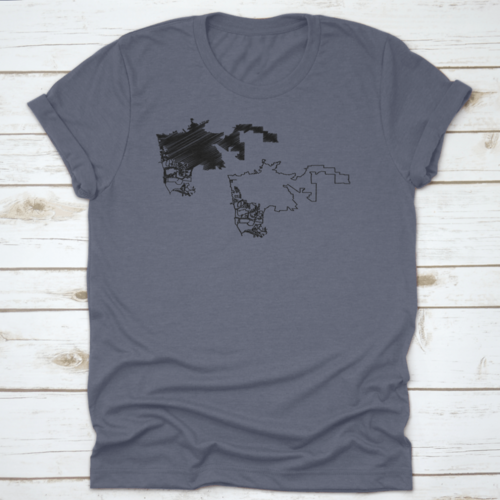 Map Vector Illustration, Scribble Sketch City Of Hayward Map In  Black