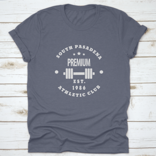 1986 South Pasadena Premium Athletic Gym Club Emblem Vector