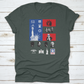 Usa Symbols Icon Set With Flag Travel Destination Shirt