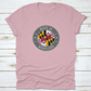 The Flag Of The State Of Maryland Usa In A Round Stamp Design With