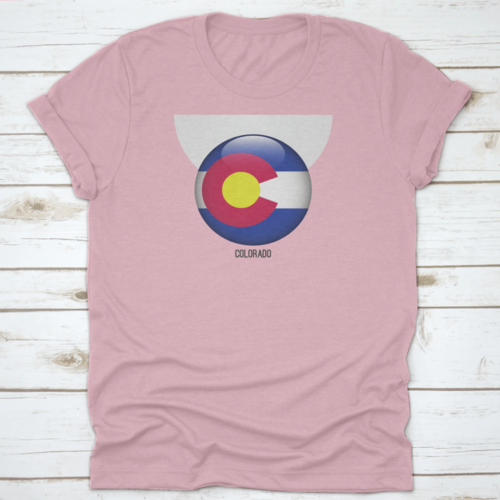 Colorado Flag In Circle Shape National Flag Of Colorado Flag In Grungy