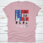 Usa Symbols Icon Set With Flag Travel Destination Shirt