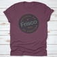Welcome To Frisco Texas Tourism Badge Or Label Sticker. Isolated On
