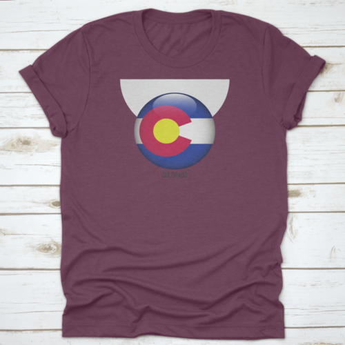 Colorado Flag In Circle Shape National Flag Of Colorado Flag In Grungy