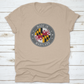 The Flag Of The State Of Maryland Usa In A Round Stamp Design With