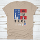 Usa Symbols Icon Set With Flag Travel Destination Shirt