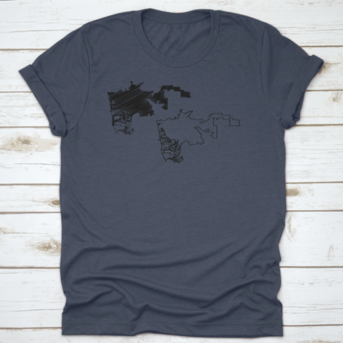 Map Vector Illustration, Scribble Sketch City Of Hayward Map In  Black