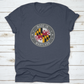 The Flag Of The State Of Maryland Usa In A Round Stamp Design With