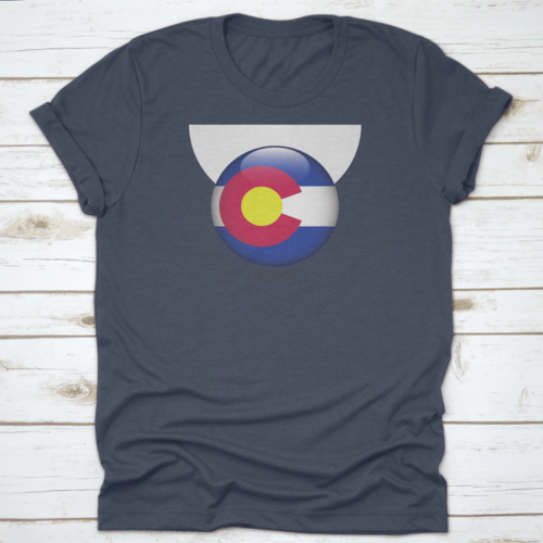 Colorado Flag In Circle Shape National Flag Of Colorado Flag In Grungy