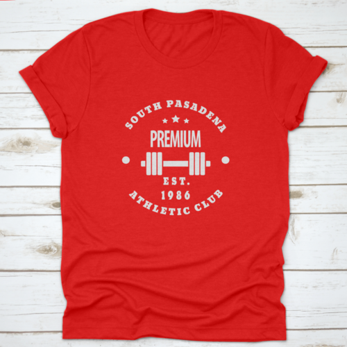 1986 South Pasadena Premium Athletic Gym Club Emblem Vector