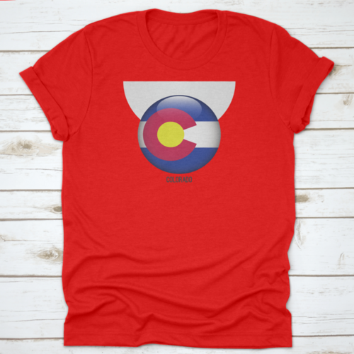 Colorado Flag In Circle Shape National Flag Of Colorado Flag In Grungy