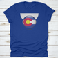 Colorado Flag In Circle Shape National Flag Of Colorado Flag In Grungy