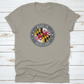The Flag Of The State Of Maryland Usa In A Round Stamp Design With