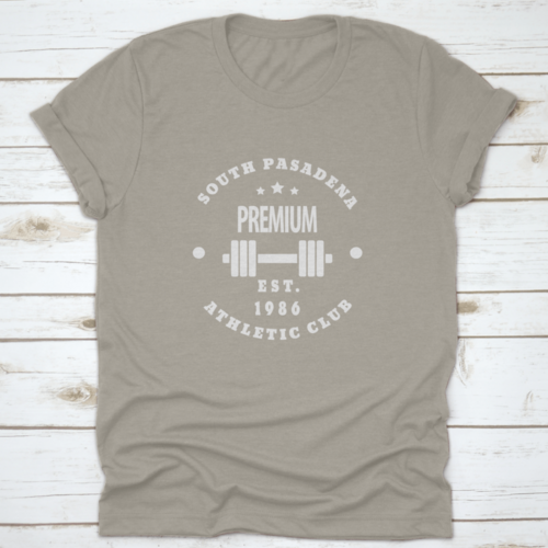 1986 South Pasadena Premium Athletic Gym Club Emblem Vector