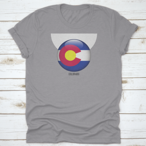Colorado Flag In Circle Shape National Flag Of Colorado Flag In Grungy