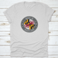 The Flag Of The State Of Maryland Usa In A Round Stamp Design With