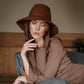 MEG Jute Straw Hat In Burnt Sienna