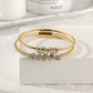 Snake Coiled Loved Pavé Bangle Set