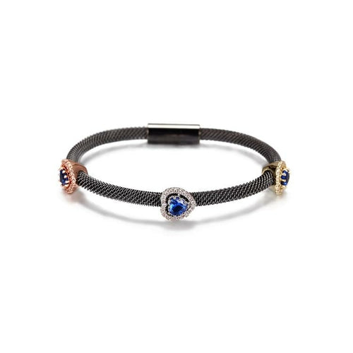 Heart Cable Station Bangle