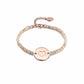 Love Heart Charm Beaded Bracelet