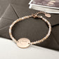 Love Heart Charm Beaded Bracelet