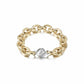 CZ BALL LINK BRACELET