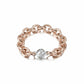 CZ BALL LINK BRACELET