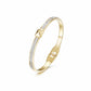 Square CZ Buckle Bangle