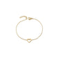 Open Heart Charm Bracelet