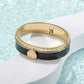 Enamel Pavé Bangle Set