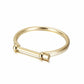 D Shape Mens Screw Bar Bangle