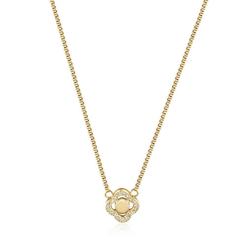 CZ Clover Necklace