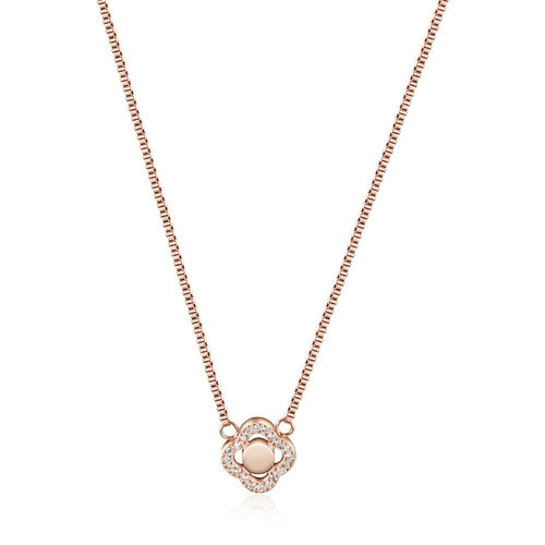 CZ Clover Necklace