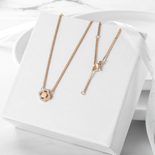CZ Clover Necklace