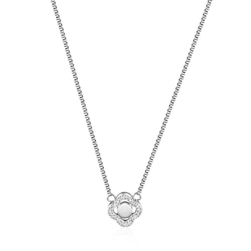 CZ Clover Necklace
