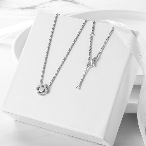 CZ Clover Necklace