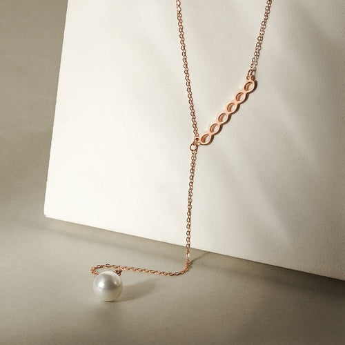 Pearl Lariat Necklace