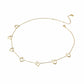 Open Heart Charm Necklace