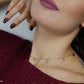 Discs Dangle Charm Necklace