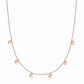 Discs Dangle Charm Necklace